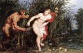 Pan y Syrinx Peter Paul Rubens desnudos